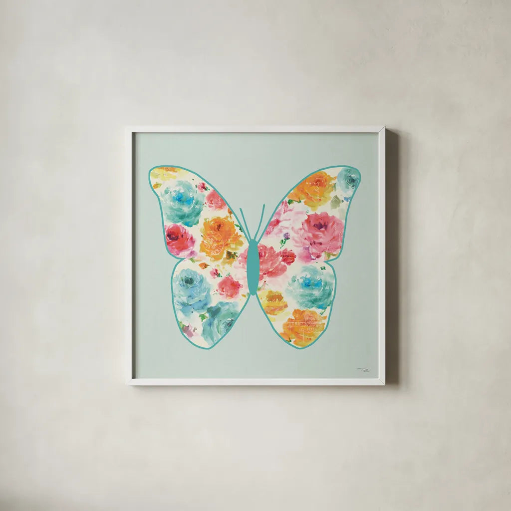 Rose Sorbet VI by Pela. Shown in a crisp white glass frame for a clean and minimalist style. Available as an archival giclee rolled canvas, fine art paper, or poster print. SKU 71486a.