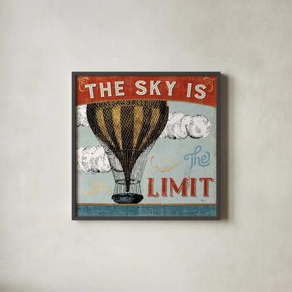 A Great Journey I by Pela Studio. Shown in a sleek black glass frame for a contemporary gallery look. Available as an archival giclee rolled canvas, fine art paper, or poster print. SKU 20640a.