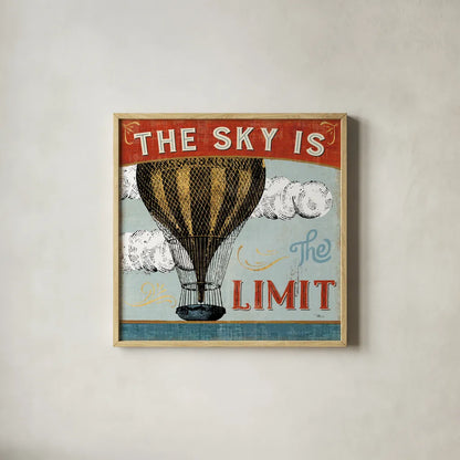 A Great Journey I by Pela Studio. Shown in a natural wood glass frame for a timeless modern aesthetic. Available as an archival giclee rolled canvas, fine art paper, or poster print. SKU 20640a.