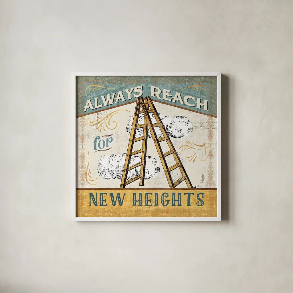 A Great Journey IX by Pela Studio. Shown in a crisp white glass frame for a clean and minimalist style. Available as an archival giclee rolled canvas, fine art paper, or poster print. SKU 20648a.