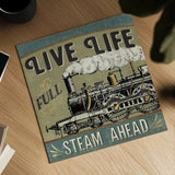 A Great Journey XII by Pela Studio. Shown as a detailed flat fine art print, highlighting archival giclee quality. Available as an archival giclee rolled canvas, fine art paper, or poster print. SKU 20651a.