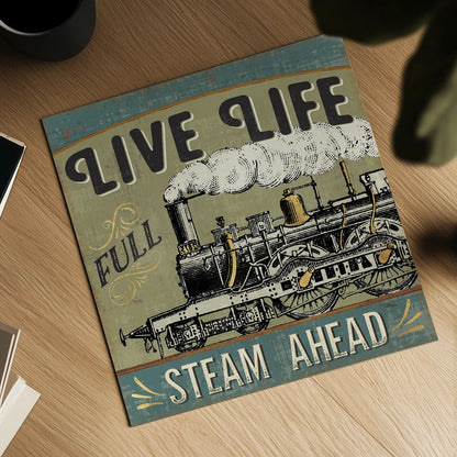 A Great Journey XII by Pela Studio. Shown as a detailed flat fine art print, highlighting archival giclee quality. Available as an archival giclee rolled canvas, fine art paper, or poster print. SKU 20651a.