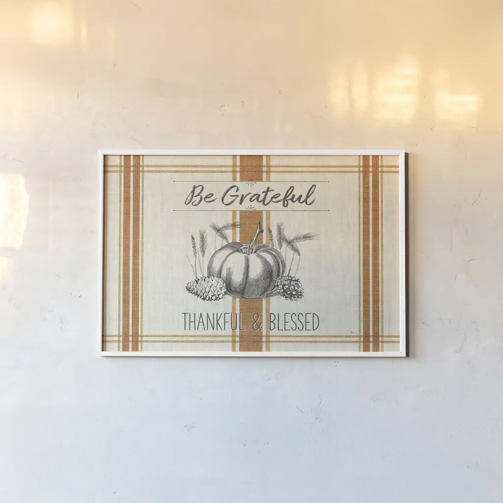 Autumn Farmhouse I v2 by Pela Studio. shown as a paper print in a white frame. Available as a archival giclee rolled canvas, fine art paper, or poster print. SKU 49243i.