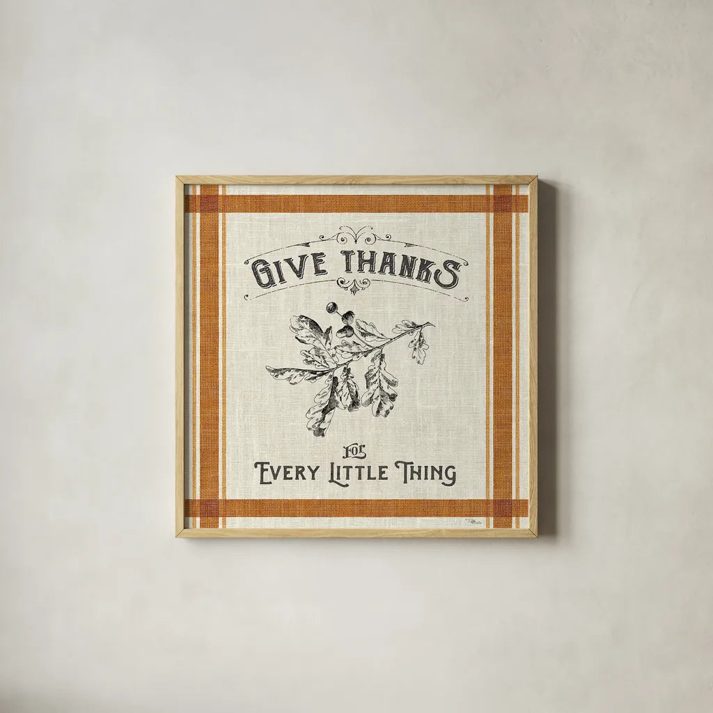 Autumn Farmhouse II by Pela Studio. Shown in a natural wood glass frame for a timeless modern aesthetic. Available as an archival giclee rolled canvas, fine art paper, or poster print. SKU 47204a.