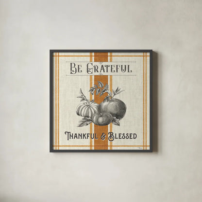 Autumn Farmhouse III by Pela Studio. Shown in a sleek black glass frame for a contemporary gallery look. Available as an archival giclee rolled canvas, fine art paper, or poster print. SKU 47205a.