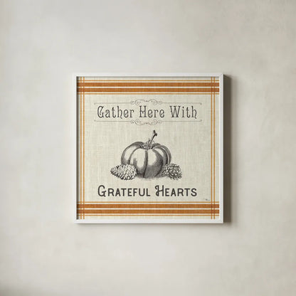 Autumn Farmhouse IV by Pela Studio. Shown in a crisp white glass frame for a clean and minimalist style. Available as an archival giclee rolled canvas, fine art paper, or poster print. SKU 47206a.