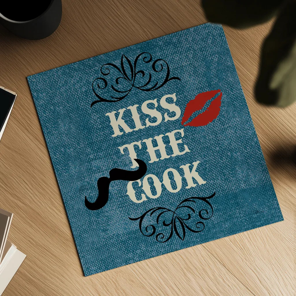 BBQ Bandit II by Pela Studio. Shown as a detailed flat fine art print, highlighting archival giclee quality. Available as an archival giclee rolled canvas, fine art paper, or poster print. SKU 92203a.