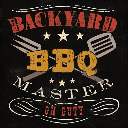 Backyard BBQ by Pela Studio. SKU 92146a. Archival Giclee Fine art print for wall decor.