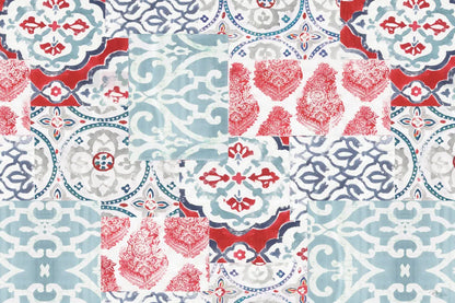 Bazaar Patchwork I by Pela Studio. SKU 48748i. Archival Giclee Fine art print for wall decor.