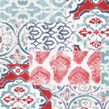 Bazaar Patchwork III by Pela Studio. SKU 48750a. Archival Giclee Fine art print for wall decor.