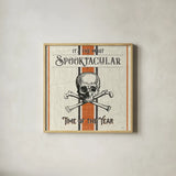 Be Scary III by Pela Studio. Shown in a natural wood glass frame for a timeless modern aesthetic. Available as an archival giclee rolled canvas, fine art paper, or poster print. SKU 48389a.