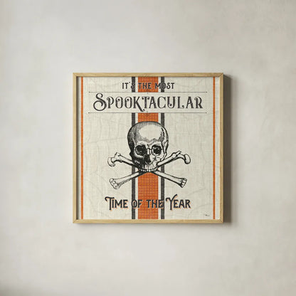 Be Scary III by Pela Studio. Shown in a natural wood glass frame for a timeless modern aesthetic. Available as an archival giclee rolled canvas, fine art paper, or poster print. SKU 48389a.