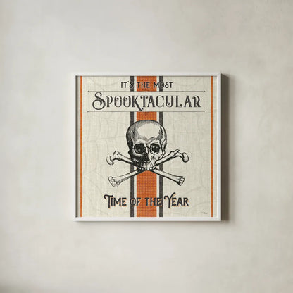 Be Scary III by Pela Studio. Shown in a crisp white glass frame for a clean and minimalist style. Available as an archival giclee rolled canvas, fine art paper, or poster print. SKU 48389a.