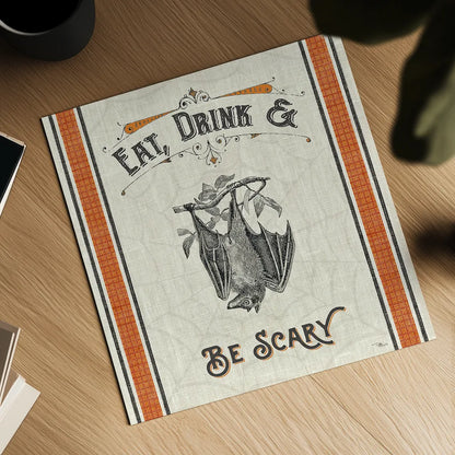 Be Scary IV by Pela Studio. Shown as a detailed flat fine art print, highlighting archival giclee quality. Available as an archival giclee rolled canvas, fine art paper, or poster print. SKU 48390a.