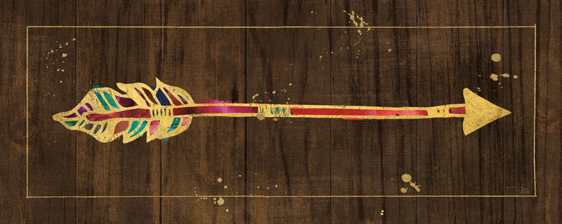 Beautiful Arrows III on Wood No Words by Pela Studio