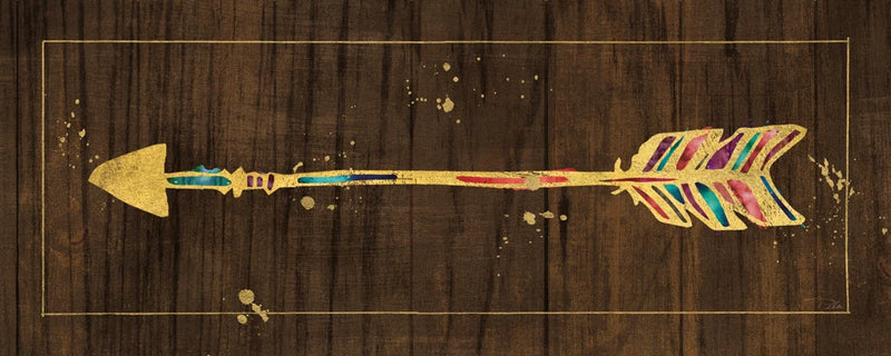 Beautiful Arrows IV on Wood No Words by Pela Studio
