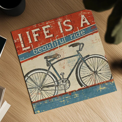 Beautiful Ride I by Pela Studio. Shown as a detailed flat fine art print, highlighting archival giclee quality. Available as an archival giclee rolled canvas, fine art paper, or poster print. SKU 10367a.