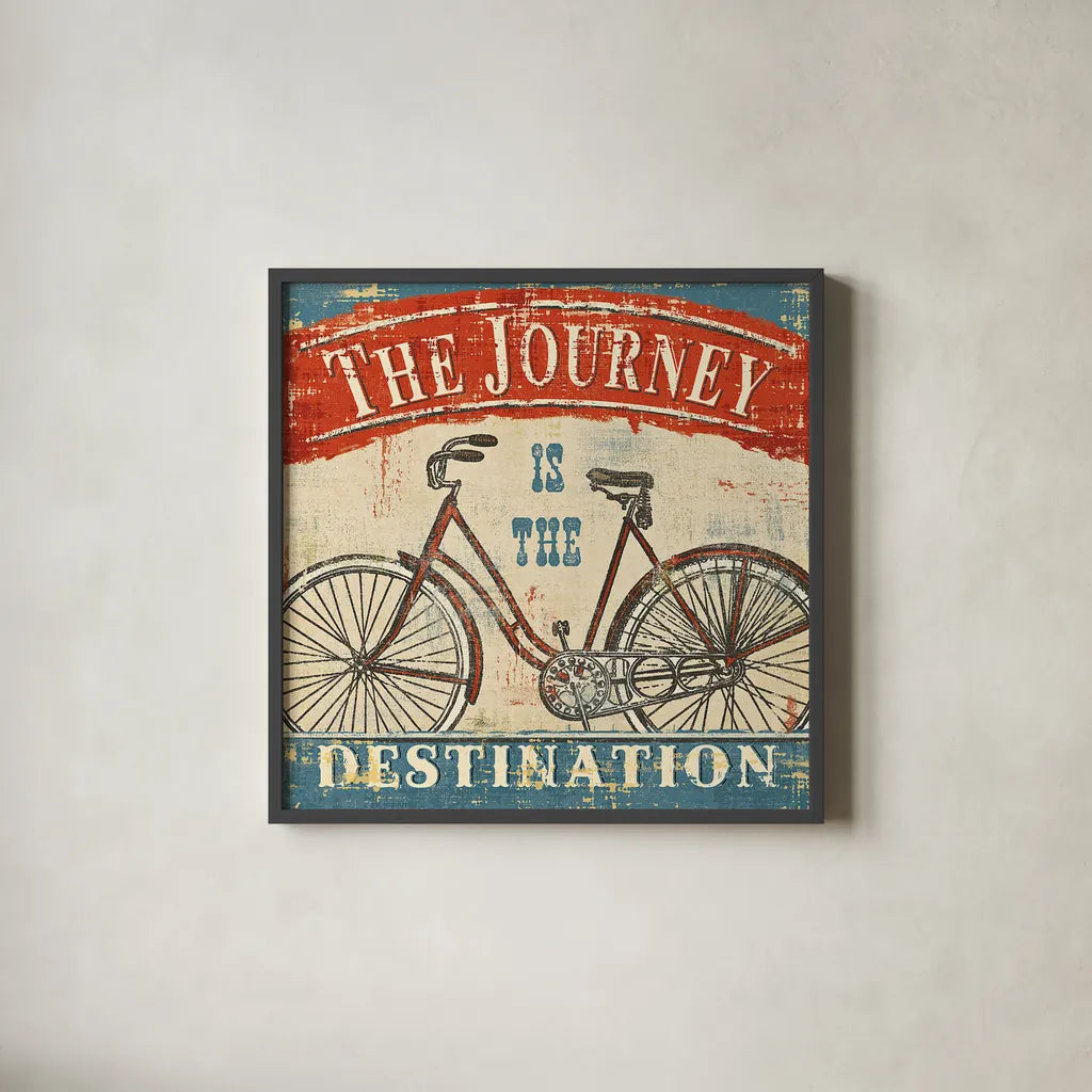 Beautiful Ride II by Pela Studio. Shown in a sleek black glass frame for a contemporary gallery look. Available as an archival giclee rolled canvas, fine art paper, or poster print. SKU 10368a.