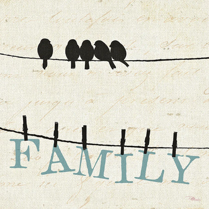 Bird Talk III by Pela Studio. SKU 10590a. Archival Giclee Fine art print for wall decor.