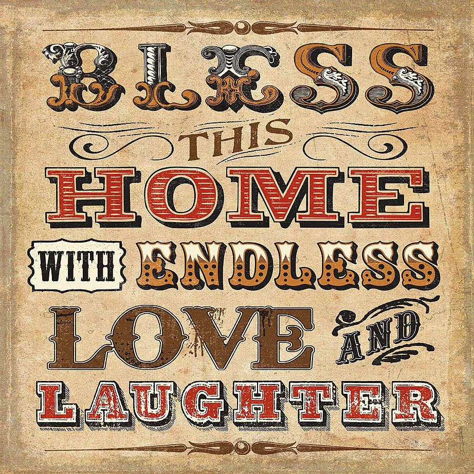 Blessed I Sq by Pela Studio. SKU 28356a. Archival Giclee Fine art print for wall decor.