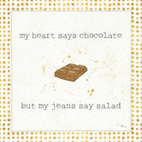 Calorie Cuties IV Dot Border by Pela Studio. SKU 46174a. Archival Giclee Fine art print for wall decor.