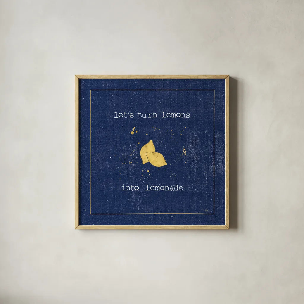 Calorie Cuties VII by Pela Studio. Shown in a natural wood glass frame for a timeless modern aesthetic. Available as an archival giclee rolled canvas, fine art paper, or poster print. SKU 46141a.