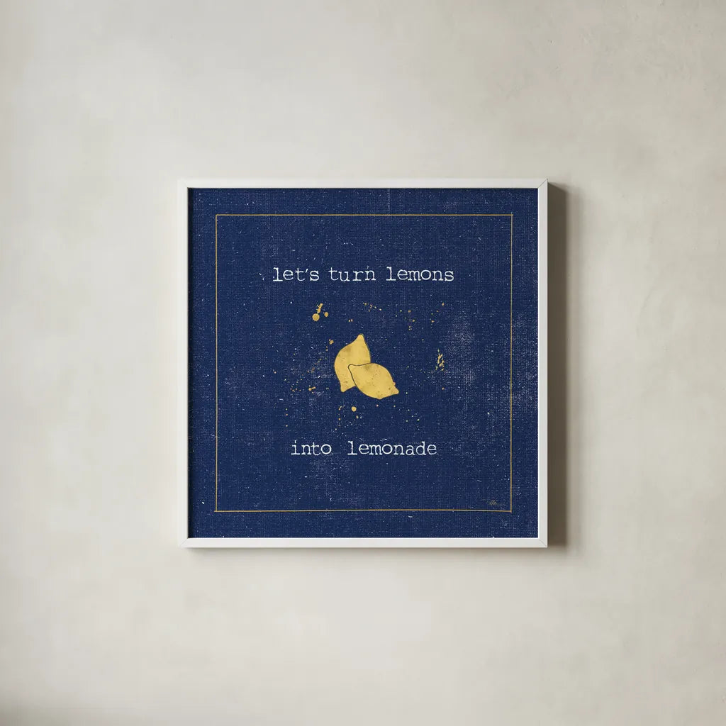 Calorie Cuties VII by Pela Studio. Shown in a crisp white glass frame for a clean and minimalist style. Available as an archival giclee rolled canvas, fine art paper, or poster print. SKU 46141a.