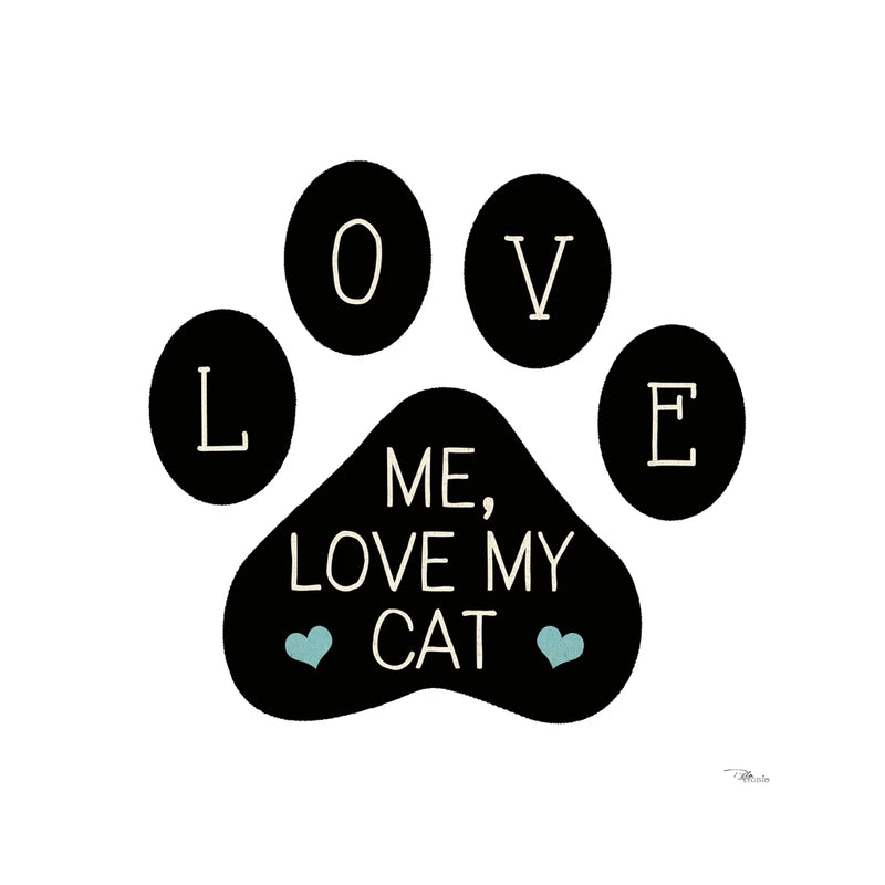 Cat Sayin Black I by Pela Studio