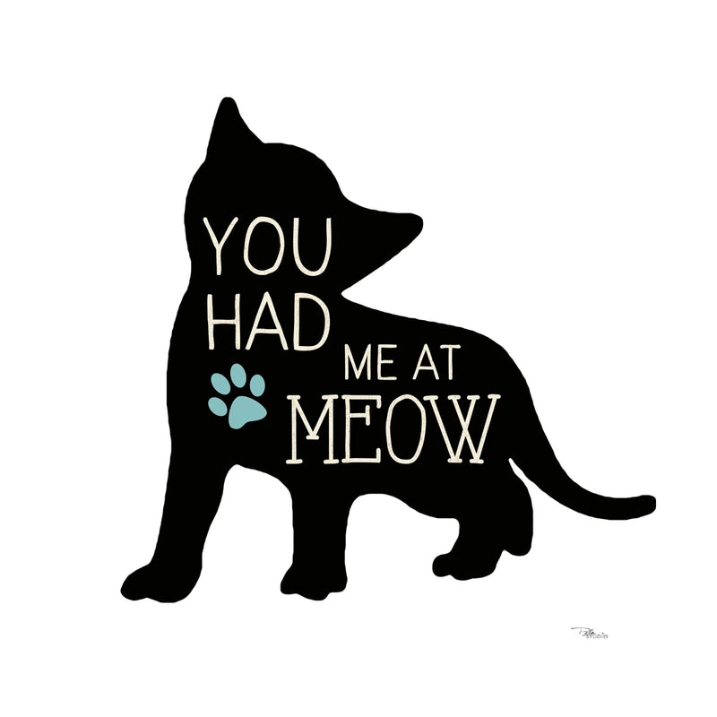 Cat Sayin Black II by Pela Studio