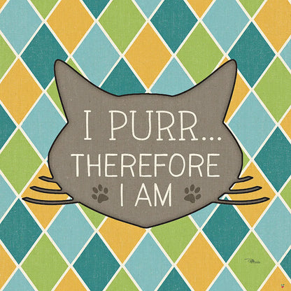 Cat Sayin III by Pela Studio. SKU 14298a. Archival Giclee Fine art print for wall decor.