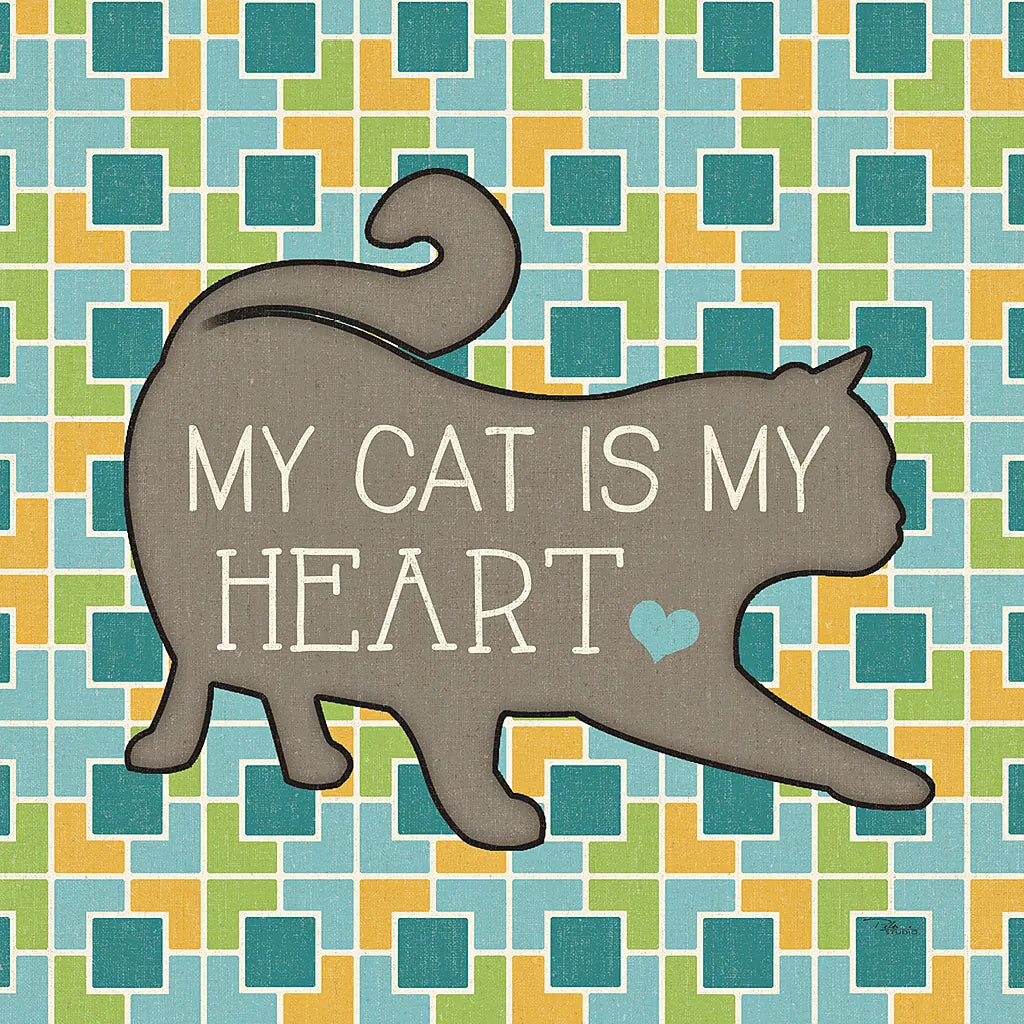 Cat Sayin IV by Pela Studio. SKU 14299a. Archival Giclee Fine art print for wall decor.