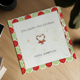 Christmas Cuties II Step 01A by Pela Studio. Shown as a detailed flat fine art print, highlighting archival giclee quality. Available as an archival giclee rolled canvas, fine art paper, or poster print. SKU 47512a.
