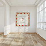 Christmas Cuties II Step 01A by Pela Studio. shown as a paper print in a natural frame. Available as a archival giclee rolled canvas, fine art paper, or poster print. SKU 47512a.