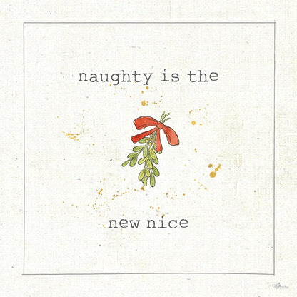 Christmas Cuties III - Naughty is the New Nice by Pela Studio. SKU 30847a. Archival Giclee Fine art print for wall decor.