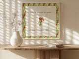 Christmas Cuties III Step 04C by Pela Studio. shown as a paper print in a white frame. Available as a archival giclee rolled canvas, fine art paper, or poster print. SKU 47513a.