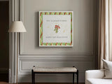 Christmas Cuties III Step 04C by Pela Studio. shown as a paper print in a white frame. Available as a archival giclee rolled canvas, fine art paper, or poster print. SKU 47513a.