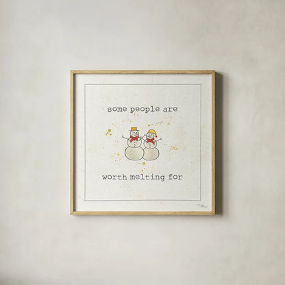 Christmas Cuties IV by Pela Studio. Shown in a natural wood glass frame for a timeless modern aesthetic. Available as an archival giclee rolled canvas, fine art paper, or poster print. SKU 31387a.