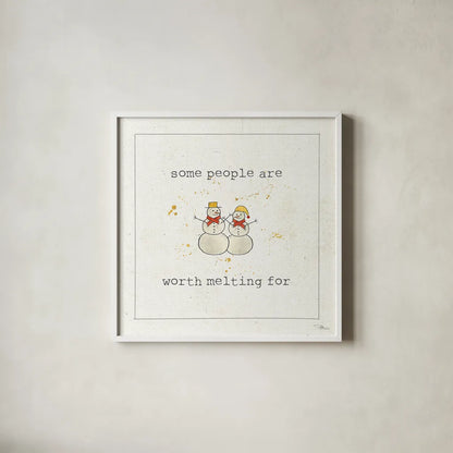 Christmas Cuties IV by Pela Studio. Shown in a crisp white glass frame for a clean and minimalist style. Available as an archival giclee rolled canvas, fine art paper, or poster print. SKU 31387a.