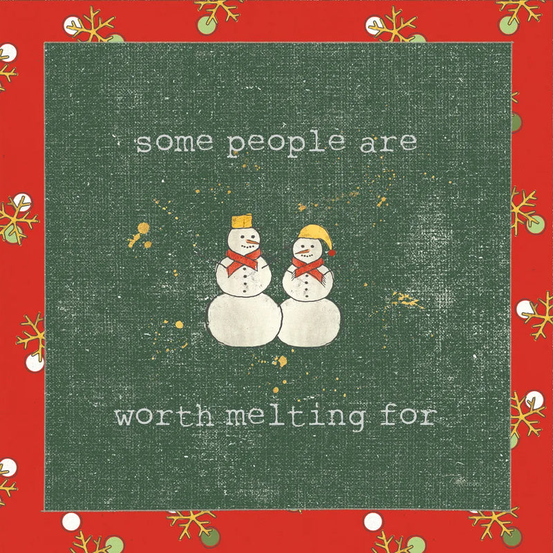 Christmas Cuties IV Dark Green by Pela Studio. SKU 47514a. Archival Giclee Fine art print for wall decor.
