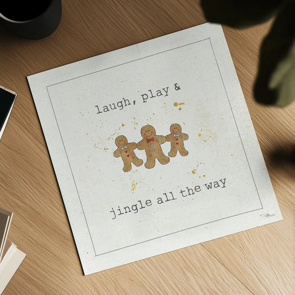 Christmas Cuties VI by Pela Studio. Shown as a detailed flat fine art print, highlighting archival giclee quality. Available as an archival giclee rolled canvas, fine art paper, or poster print. SKU 31389a.