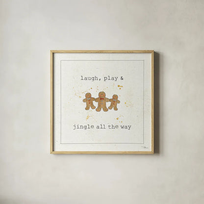 Christmas Cuties VI by Pela Studio. Shown in a natural wood glass frame for a timeless modern aesthetic. Available as an archival giclee rolled canvas, fine art paper, or poster print. SKU 31389a.