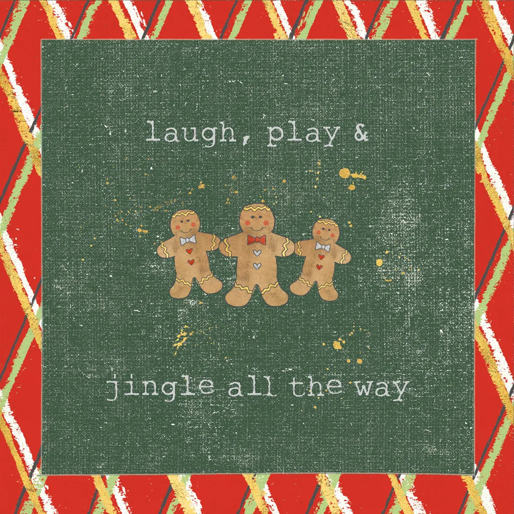 Christmas Cuties VI Dark Green by Pela Studio. SKU 47515a. Archival Giclee Fine art print for wall decor.