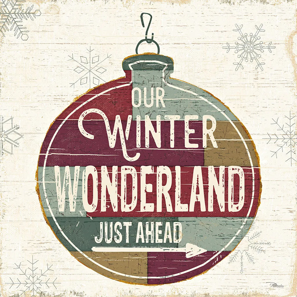 Christmas Signs II by Pela Studio. SKU 36672a. Archival Giclee Fine art print for wall decor.