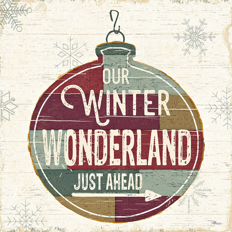 Christmas Signs II by Pela Studio. SKU 36672a. Archival Giclee Fine art print for wall decor.