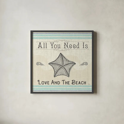 Coastal Farmhouse III by Pela Studio. Shown in a sleek black glass frame for a contemporary gallery look. Available as an archival giclee rolled canvas, fine art paper, or poster print. SKU 52323a.