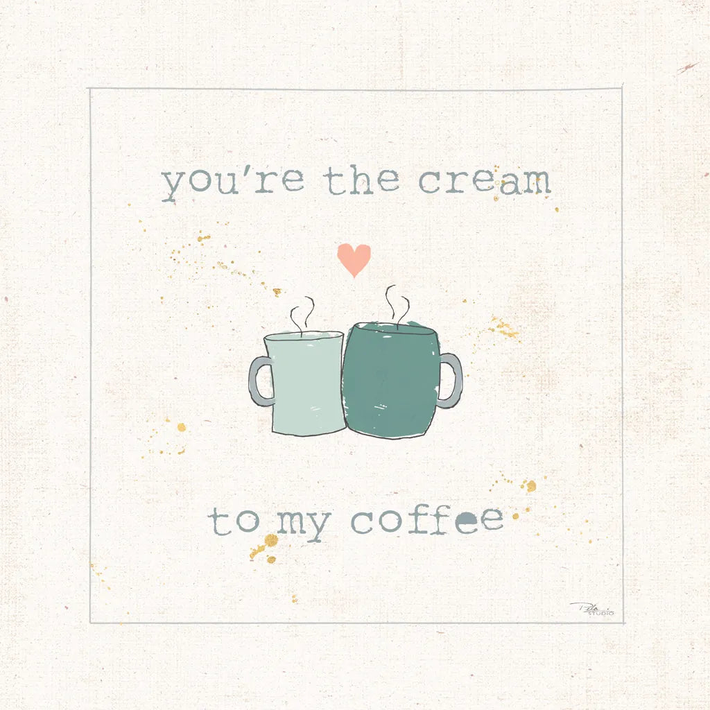 Coffee Cuties II Pastel by Pela Studio. SKU 56986a. Archival Giclee Fine art print for wall decor.
