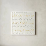 Coffee Cuties Pattern II A by Pela Studio. Shown in a crisp white glass frame for a clean and minimalist style. Available as an archival giclee rolled canvas, fine art paper, or poster print. SKU 31902a.