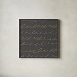 Coffee Cuties Pattern II B by Pela Studio. Shown in a sleek black glass frame for a contemporary gallery look. Available as an archival giclee rolled canvas, fine art paper, or poster print. SKU 31903a.