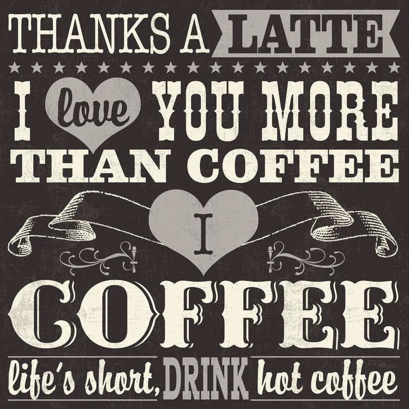 Coffee Lovers VII by Pela Studio. SKU 101070a. Archival Giclee Fine art print for wall decor.