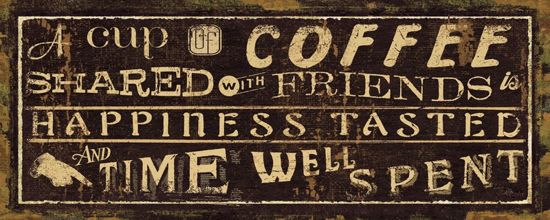 Coffee Quote III by Pela Studio